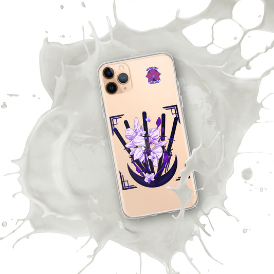 Moody Orchid Purple Katana Clear Case for iPhone®