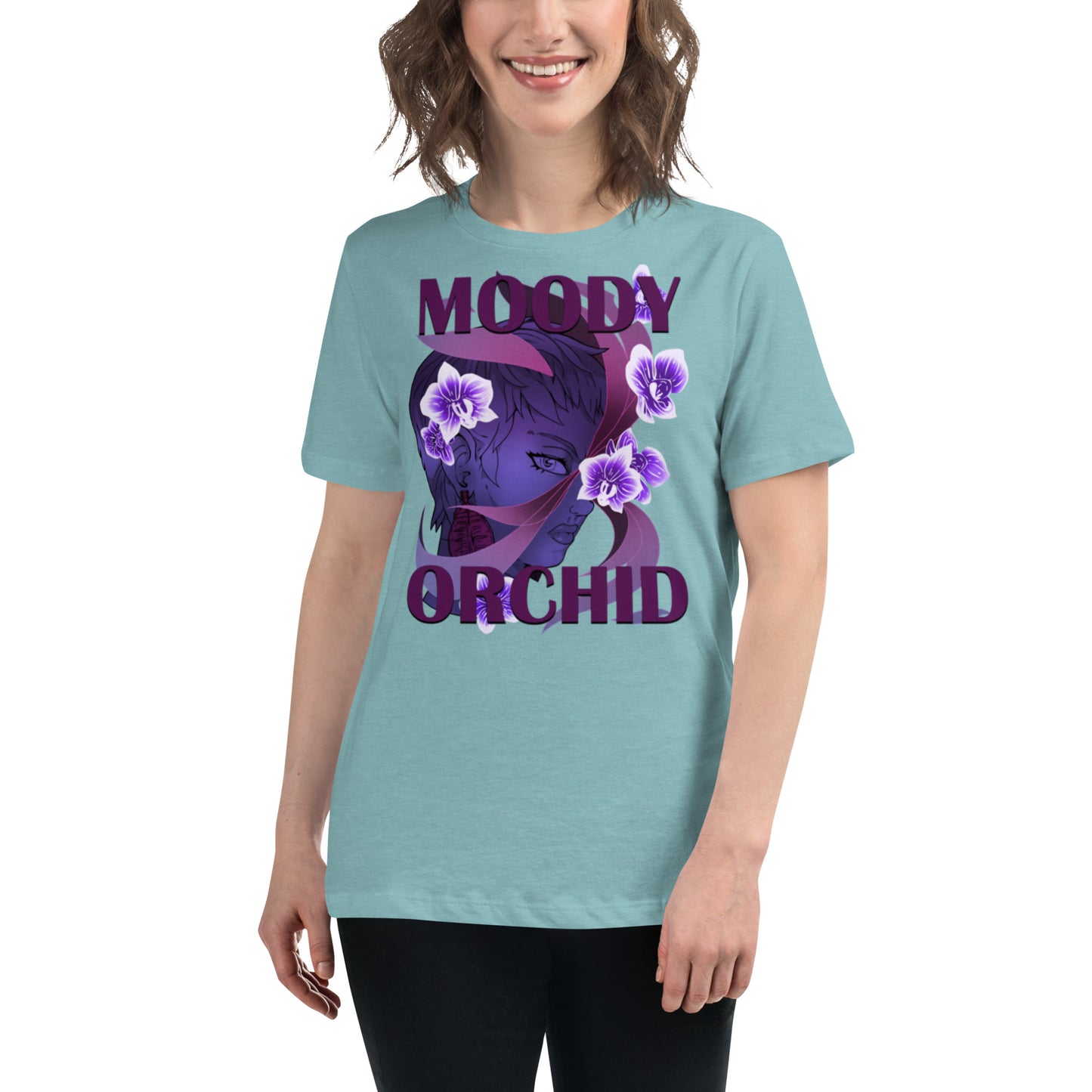 Moody Orchid P Women's Relaxed T-Shirt