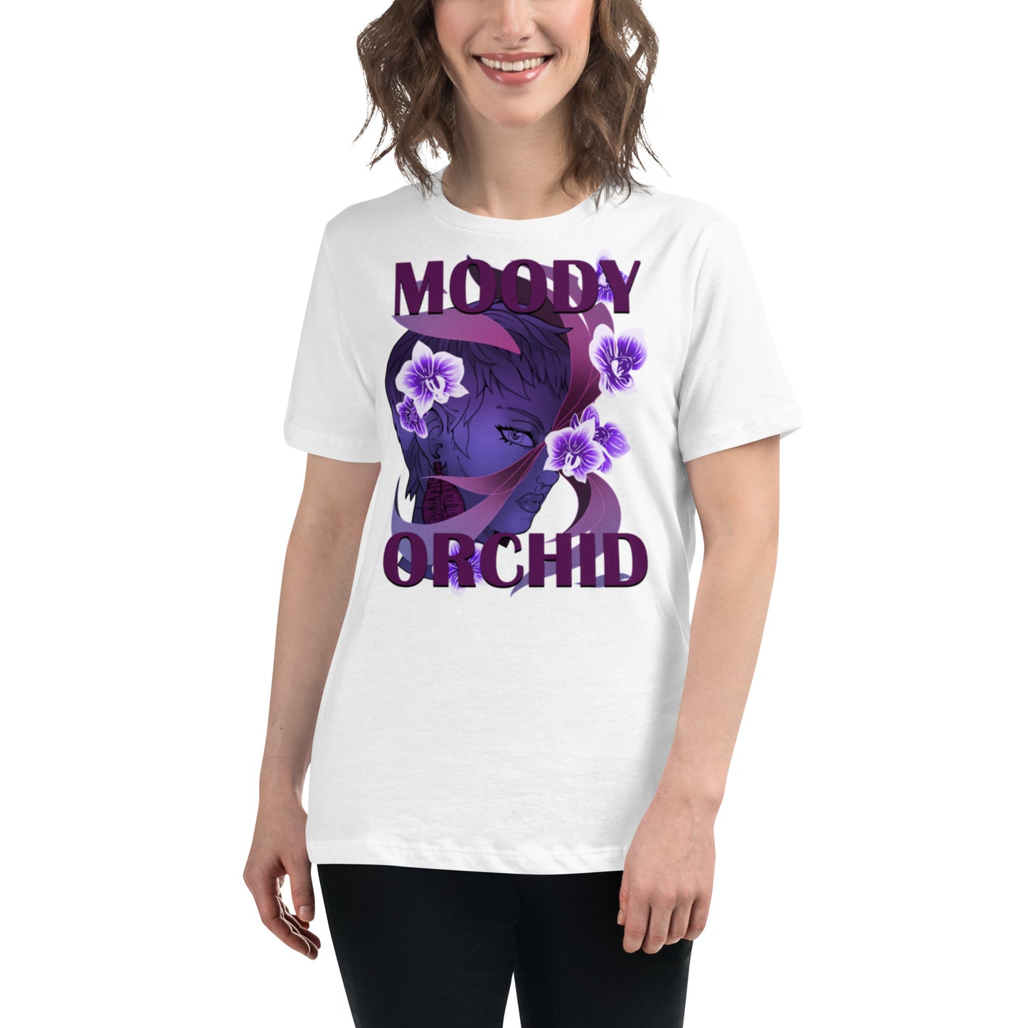 Moody Orchid P Women's Relaxed T-Shirt