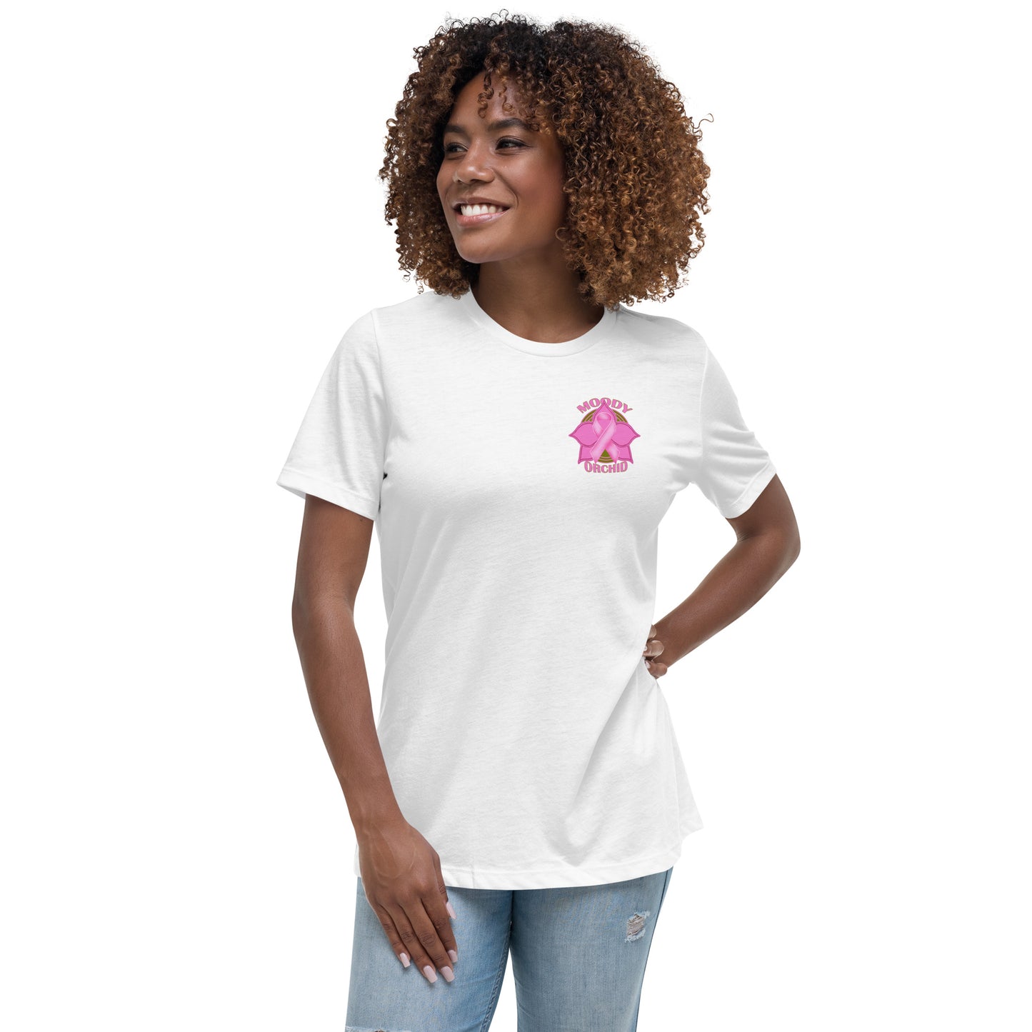 Moody Orchid Hope & Believe 2 Relaxed Women's Tee
