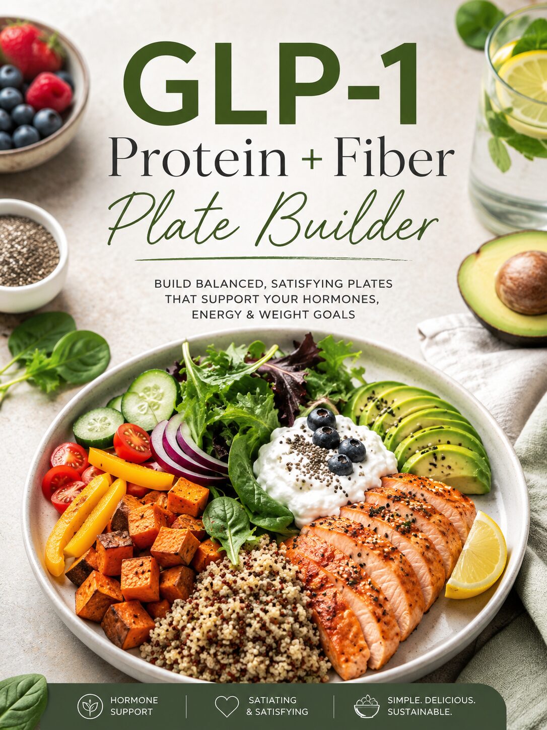 FREE GLP-1 Protein + Fiber Plate Builder